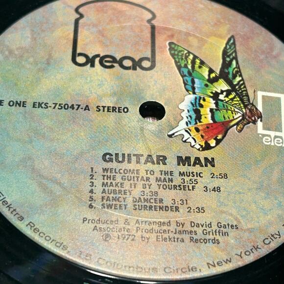 Bread Guitar Man Vinyl Record - Picture 5 of 7